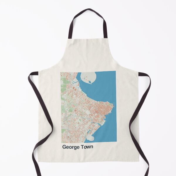 Item preview, Mapa minimalista de George Town designed and sold by MapsNerd.