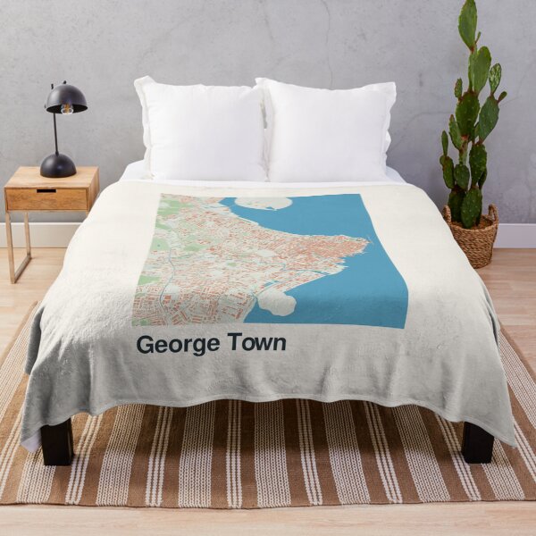 Item preview, George Town Minimalistic Map Art designed and sold by MapsNerd.