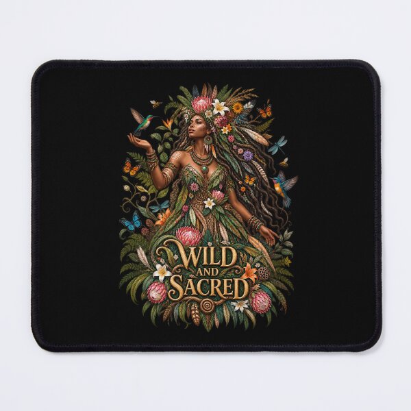 Item preview, Wild and Sacred | Mother Nature Art | Sacred Feminine Nature Illustration designed and sold by 'VARI'.