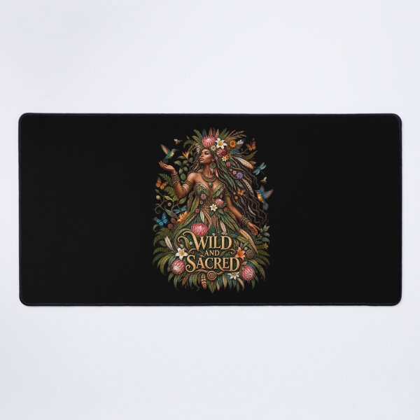 Item preview, Wild and Sacred | Mother Nature Art | Sacred Feminine Nature Illustration designed and sold by 'VARI'.