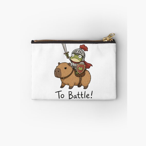 Item preview, Cute Frog Knight Riding Capybara To Battle designed and sold by dschiffer12.