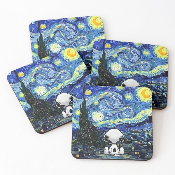 Item preview, Starry Night Snoopy designed and sold by COFFEEWITHARTS.