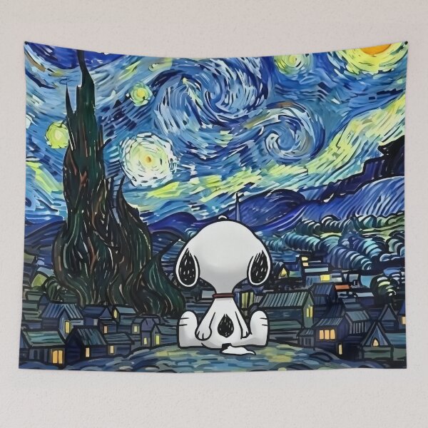 Item preview, Starry Night Snoopy designed and sold by COFFEEWITHARTS.