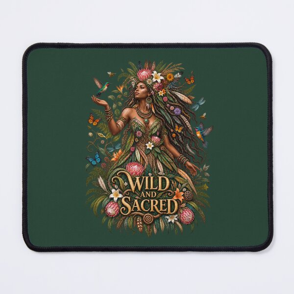 Item preview, Wild and Sacred | Mother Nature Art | Sacred Feminine Nature Illustration designed and sold by 'VARI'.