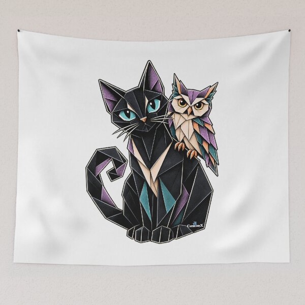 Item preview, Origami Owl & Black Cat designed and sold by EvergreenPark - Tee Studio.