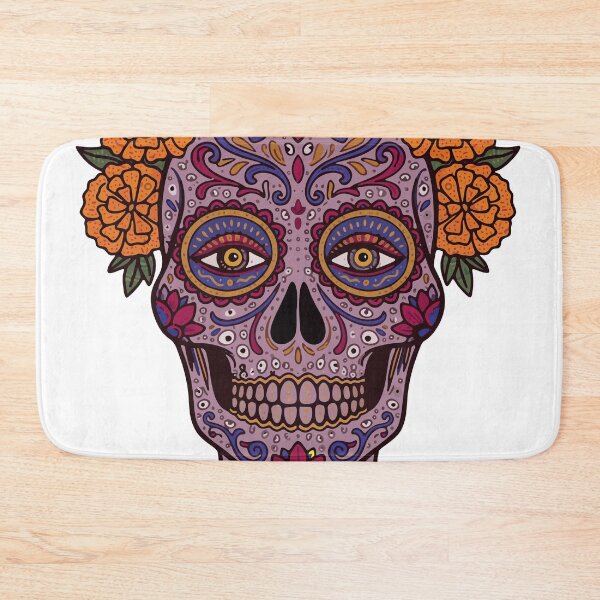 Item preview, Catrina Colorful Sugar Skull Illustration designed and sold by  Ojo de Lilith.