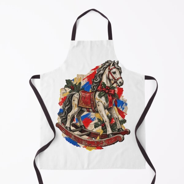 Item preview, Rocking Horse Celebrating Christmas Among Ink and Clippings designed and sold by TaruHonu.
