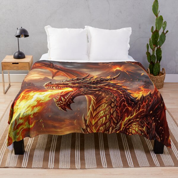 Item preview, Fire Dragon - Epic Flames & Volcanic Fantasy Art designed and sold by Lucid Dream Pixel.