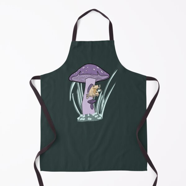Item preview, Frog Drinking Coffee Cottagecore Mushroom Goblincore designed and sold by LeshanArt.