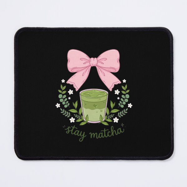 Item preview, Stay Matcha - Pink Bow Iced Matcha Latte - Coquette Matcha Lover designed and sold by Vibe-Vary.
