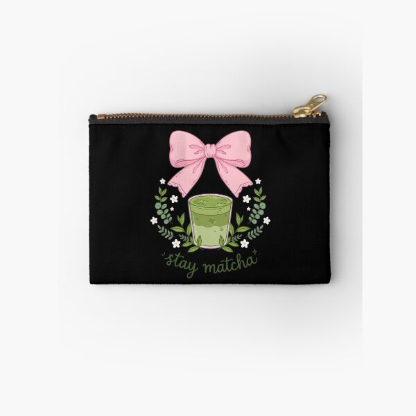 Artikelvorschau, Stay Matcha – Pink Bow Iced Matcha Latte – Coquette Matcha Lover entworfen und verkauft von Vibe-Vary.