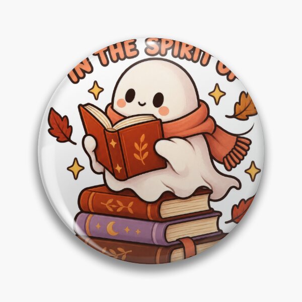 Item preview, Currently in the Spirit of Reading Cute Ghost Book Lover designed and sold by Trendy-Artistry.