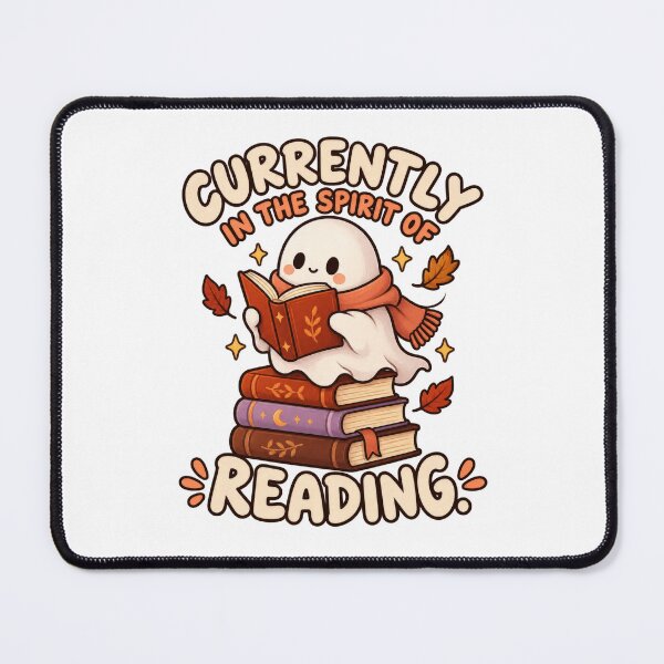 Item preview, Currently in the Spirit of Reading Cute Ghost Book Lover designed and sold by Trendy-Artistry.