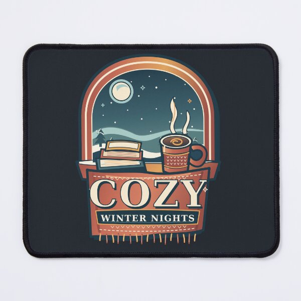 Item preview, Cozy Winter Nights – Snowy Reading Corner designed and sold by DIGIVIPER.