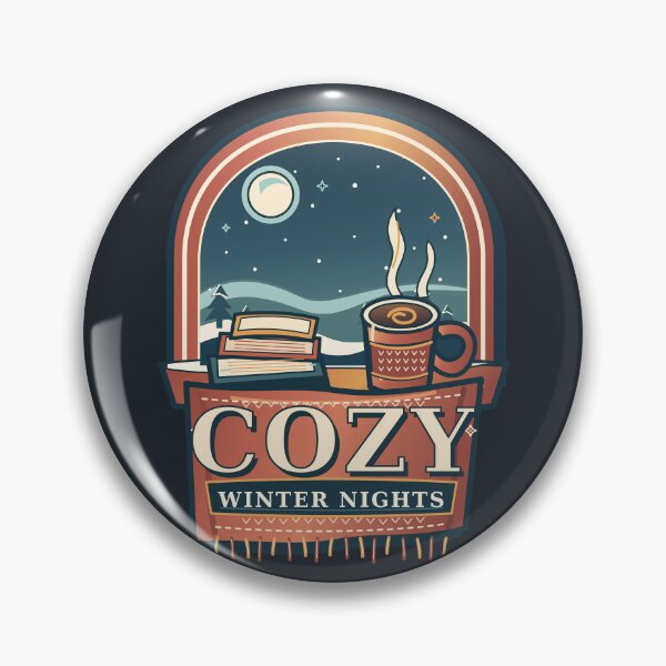 Item preview, Cozy Winter Nights – Snowy Reading Corner designed and sold by DIGIVIPER.