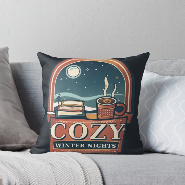 Item preview, Cozy Winter Nights – Snowy Reading Corner designed and sold by DIGIVIPER.