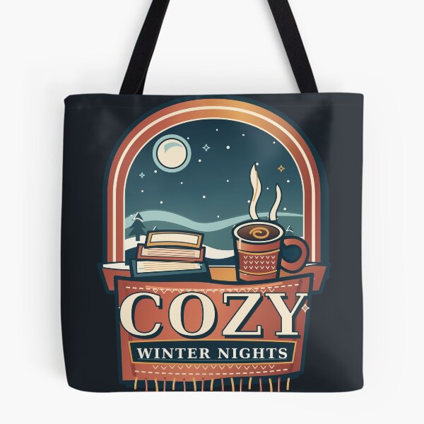 Item preview, Cozy Winter Nights – Snowy Reading Corner designed and sold by DIGIVIPER.