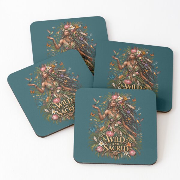 Item preview, Copy of Wild and Sacred | Mother Nature Art | Sacred Feminine Nature Illustration designed and sold by 'VARI'.