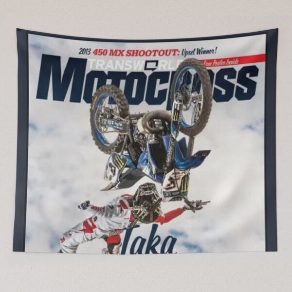 Item preview, Transworld Motocross Design Art Print Poster Wall Tee Vest  designed and sold by Cool Robot Bro..