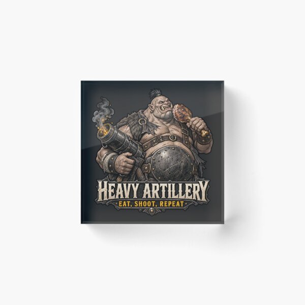 Item preview, Heavy Artillery – Eat, Shoot, Repeat Ogre designed and sold by WUSCHELWORKS.