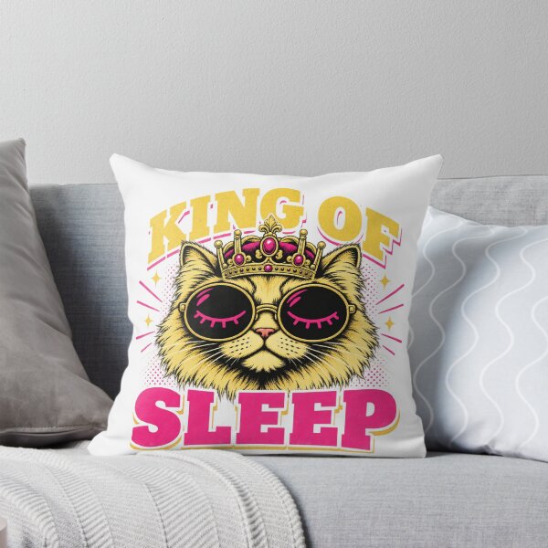 Item preview, King of Sleep Cat designed and sold by moodboardzz.