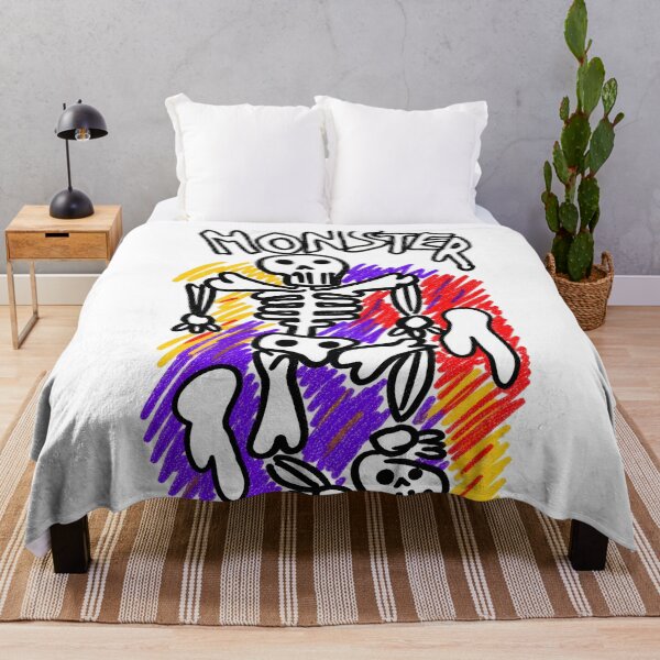 Item preview, MONSTER - colorful skeleton designed and sold by urkog.