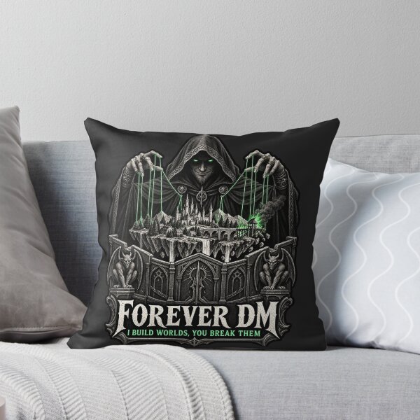 Item preview, Forever DM I Build Worlds You Break Them designed and sold by WUSCHELWORKS.