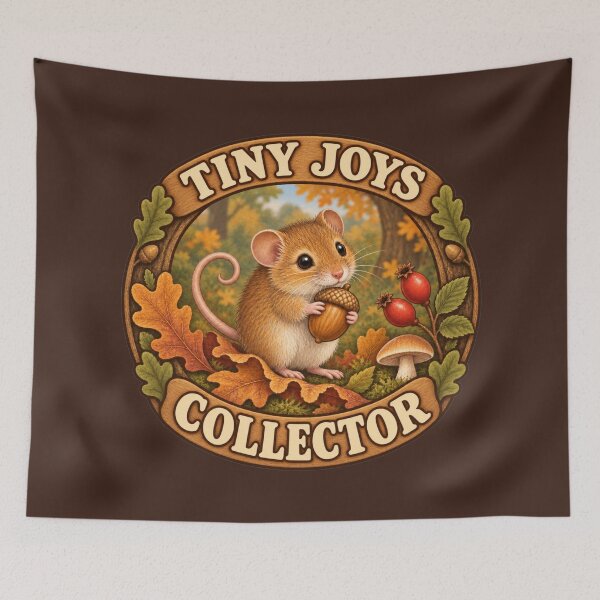 Item preview, Tiny Joys Collector Autumn Mouse designed and sold by ChirpInc.