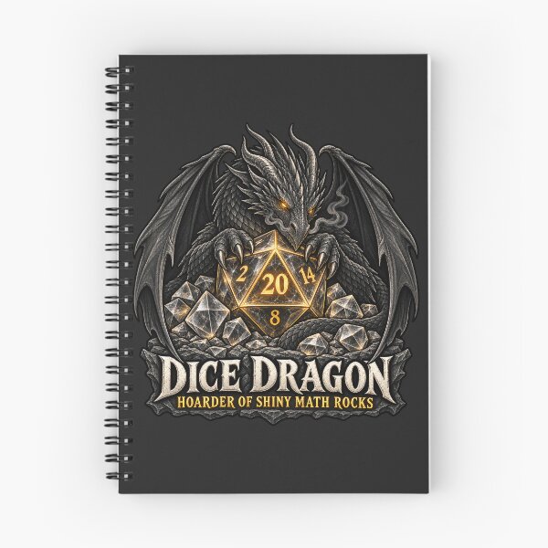 Item preview, Dice Dragon Shiny Math Rocks D20 RPG designed and sold by WUSCHELWORKS.