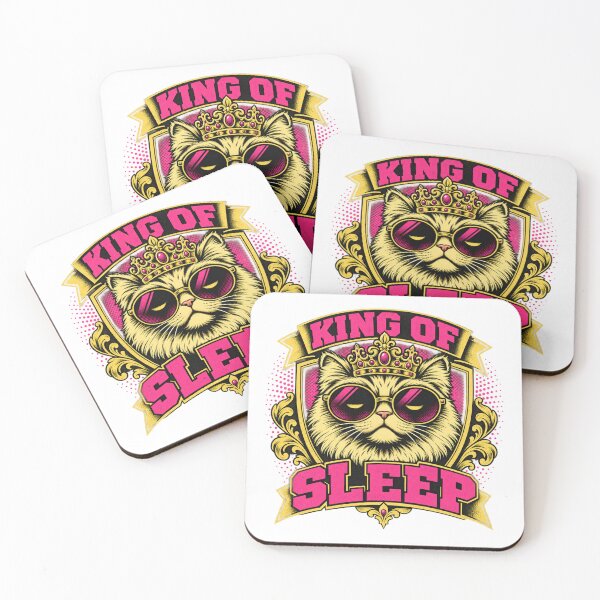 Item preview, Cute Cat Sleeping Dreamy Artwork designed and sold by moodboardzz.