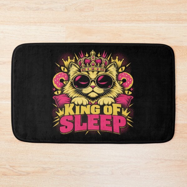 Item preview, Cute Cat Sleeping Dreamy Artwork designed and sold by moodboardzz.