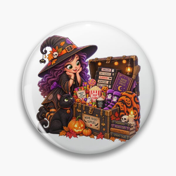 Item preview, Witch’s Movie Night Supplies – Cozy Halloween VHS Night designed and sold by The Cutting Room.