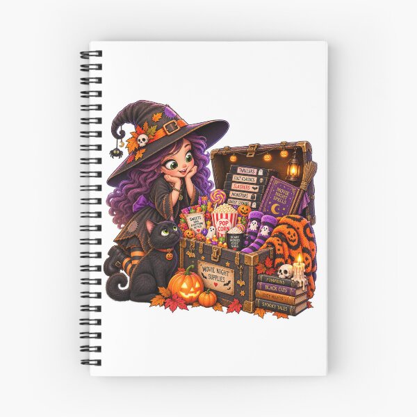 Item preview, Witch’s Movie Night Supplies – Cozy Halloween VHS Night designed and sold by The Cutting Room.