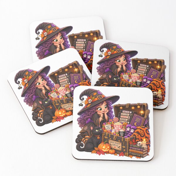 Item preview, Witch’s Movie Night Supplies – Cozy Halloween VHS Night designed and sold by The Cutting Room.
