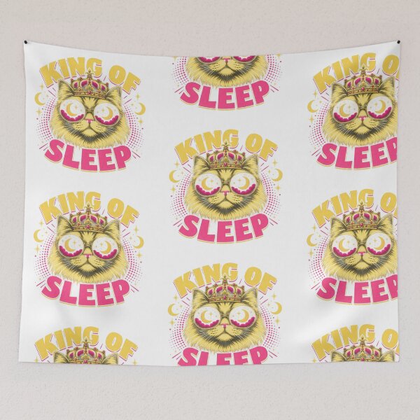 Item preview, Cozy Sleepy Cat Dream Art designed and sold by moodboardzz.