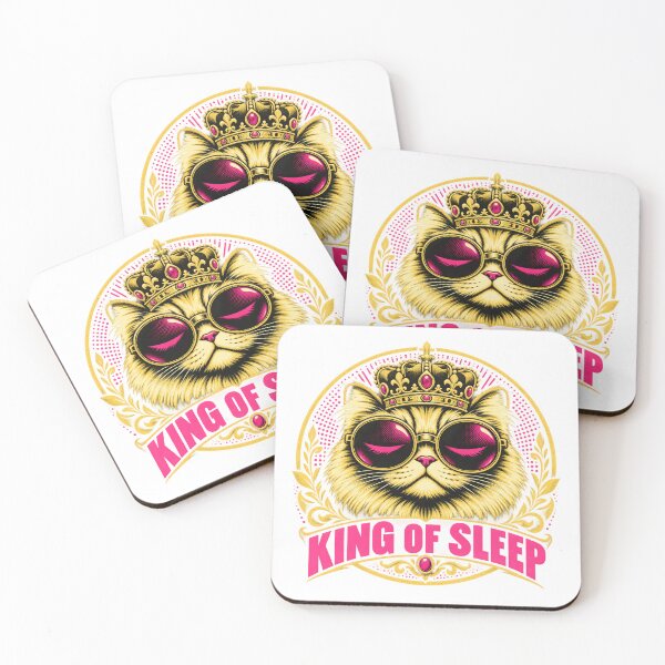 Item preview, Adorable Sleeping Cat King Artwork designed and sold by moodboardzz.