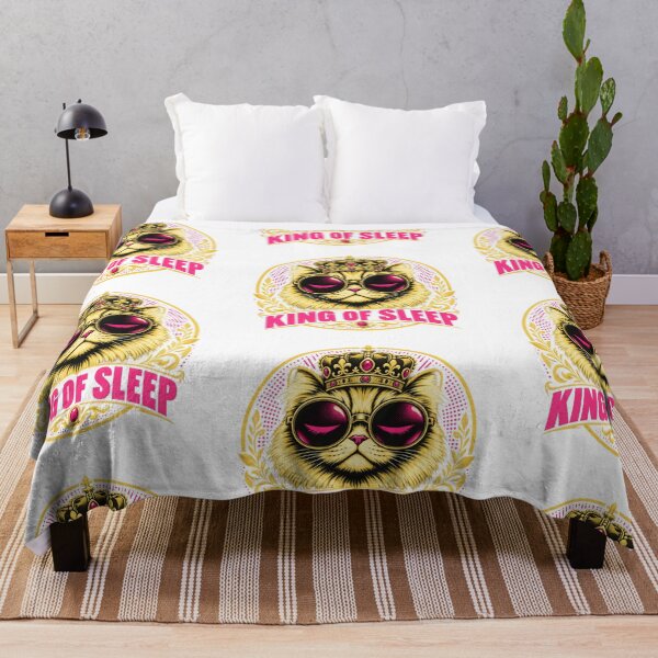 Item preview, Adorable Sleeping Cat King Artwork designed and sold by moodboardzz.