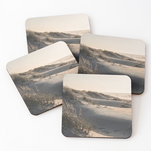 Item preview, Ink and Warm Linen Dunes Coastal Wall Art designed and sold by Carnival Posters.