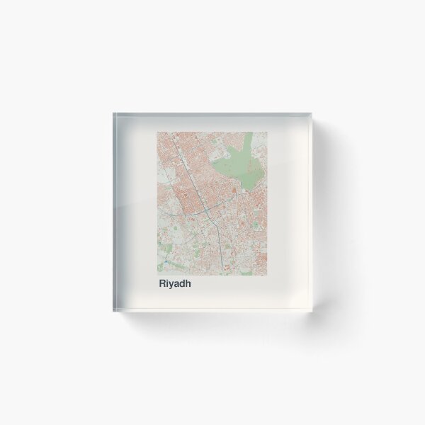 Item preview, Riyadh Minimalistic Map Art designed and sold by MapsNerd.