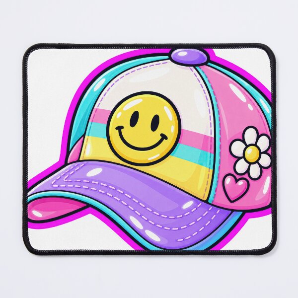 Item preview, Cozy 90s Smiley Cap designed and sold by The198X.