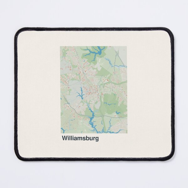 Item preview, Williamsburg Minimalistic Map Art designed and sold by MapsNerd.