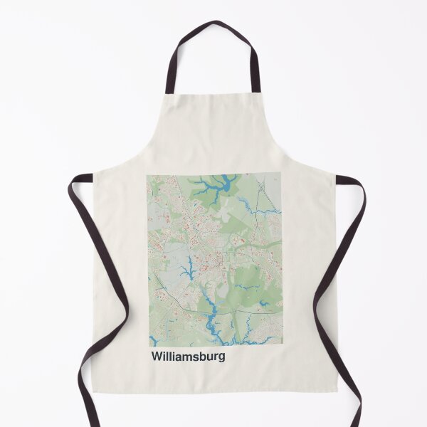 Item preview, Williamsburg Minimalistic Map Art designed and sold by MapsNerd.