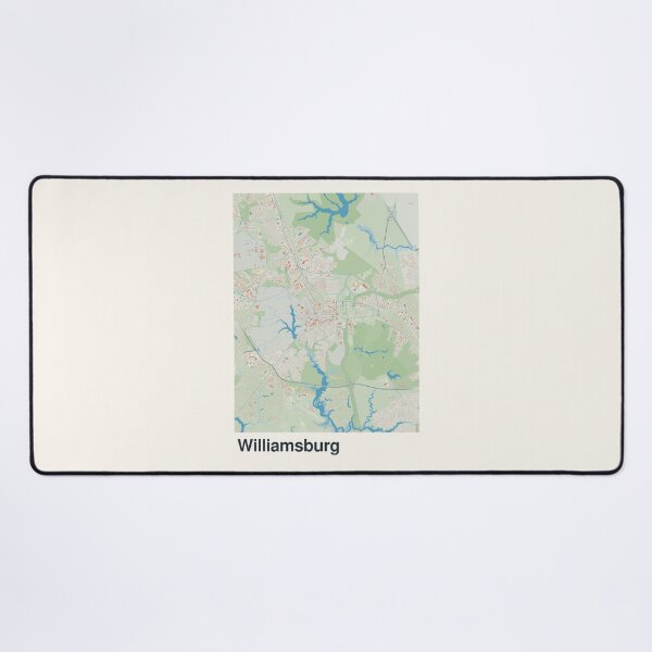 Item preview, Williamsburg Minimalistic Map Art designed and sold by MapsNerd.