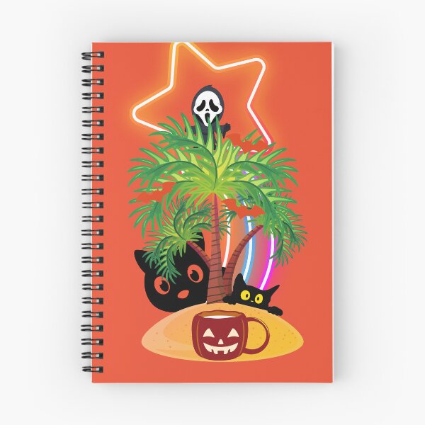 Item preview, Halloween Tropical Haunted Night – Spooky Palm Tree & Pumpkin Coffee designed and sold by Palette _Vibes.