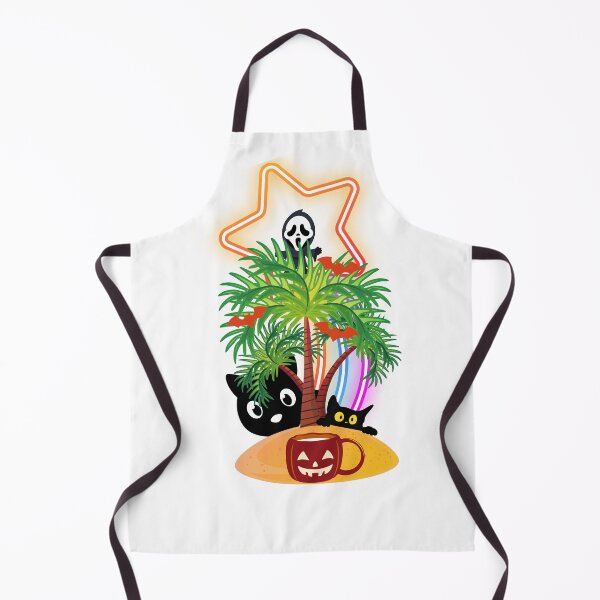 Item preview, Halloween Tropical Haunted Night – Spooky Palm Tree & Pumpkin Coffee designed and sold by Palette _Vibes.