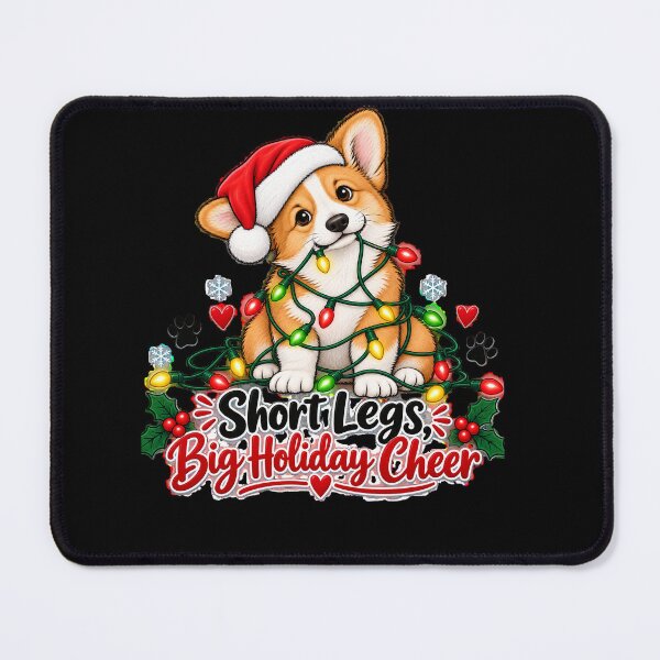 Item preview, Short Legs, Big Holiday Cheer — Christmas Corgi Illustration designed and sold by Crystal-Tree.