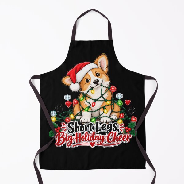 Item preview, Short Legs, Big Holiday Cheer — Christmas Corgi Illustration designed and sold by Crystal-Tree.