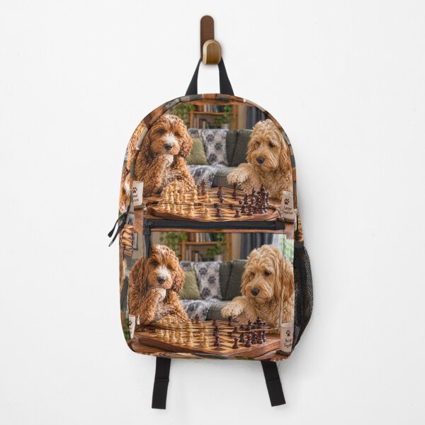 Item preview, Cockapoo Chess Match in a Cozy Living Room designed and sold by Paul Thompson Photography.