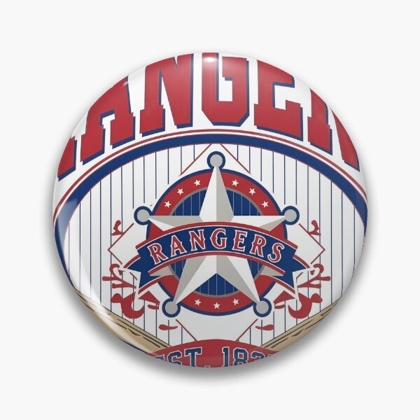 Artikelvorschau, Baseball-Fanartikel der Texas Rangers (gegründet 1835) entworfen und verkauft von David Peterson.