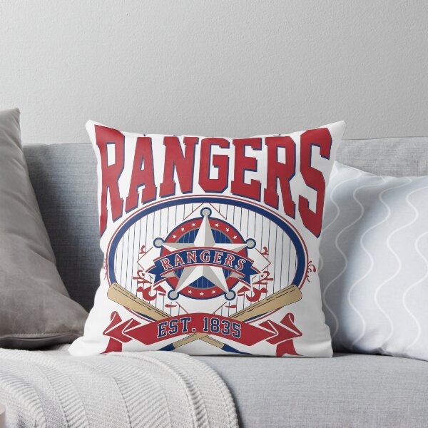 Artikelvorschau, Baseball-Fanartikel der Texas Rangers (gegründet 1835) entworfen und verkauft von David Peterson.